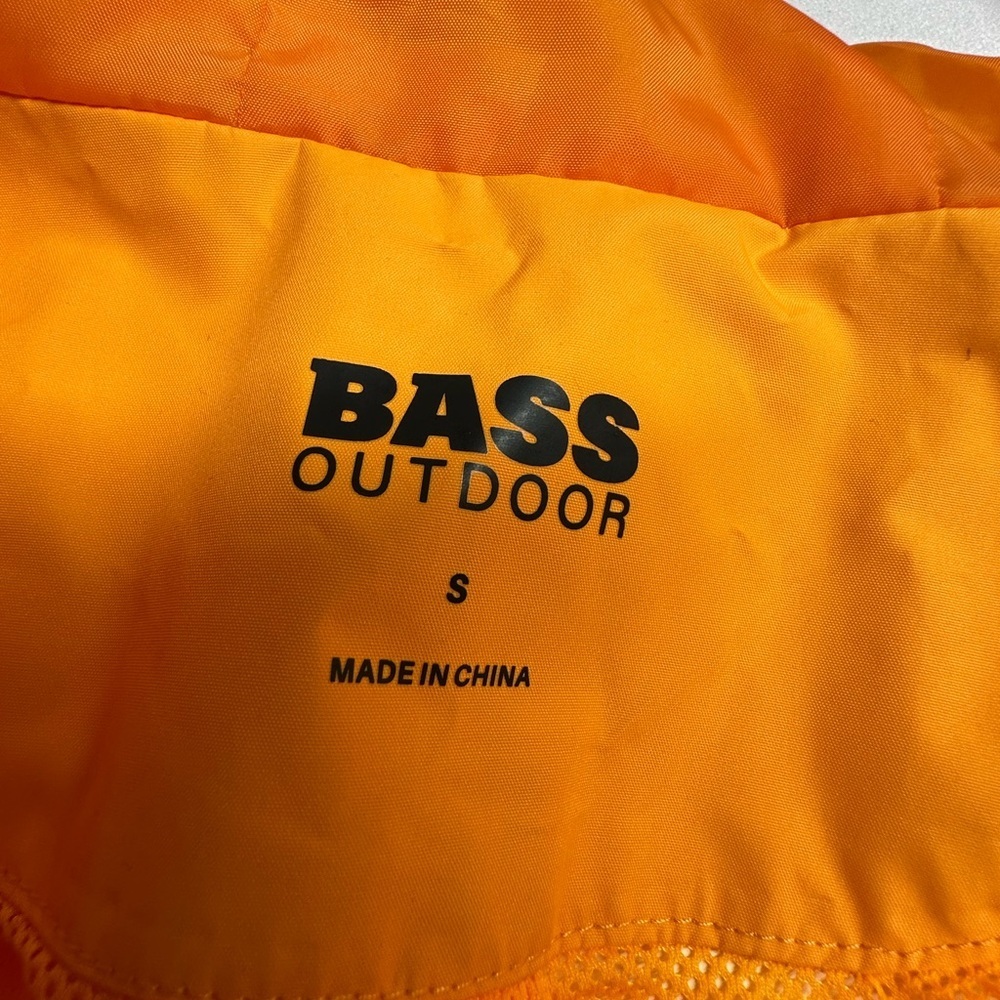 Bass Women’s BDry Mango Orange Full Zip Hooded Jacket Sz S NWT - Picture 7 of 7